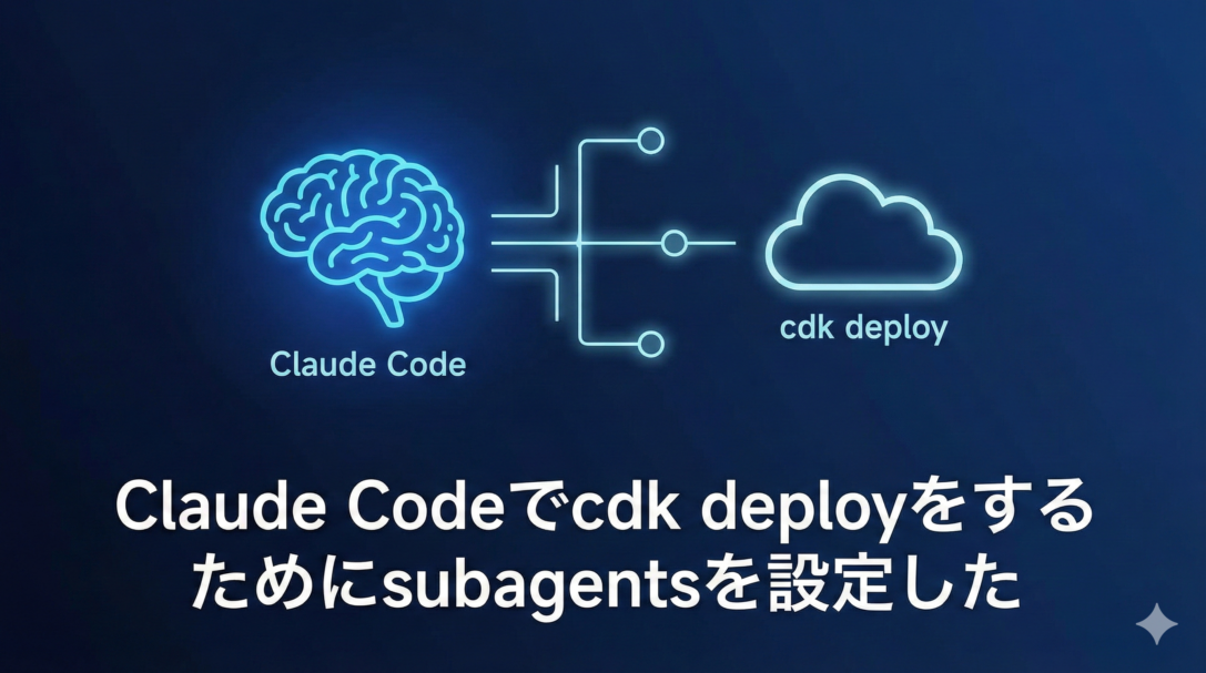 Claude Codeでcdk deployをするためにsubagentsを設定した